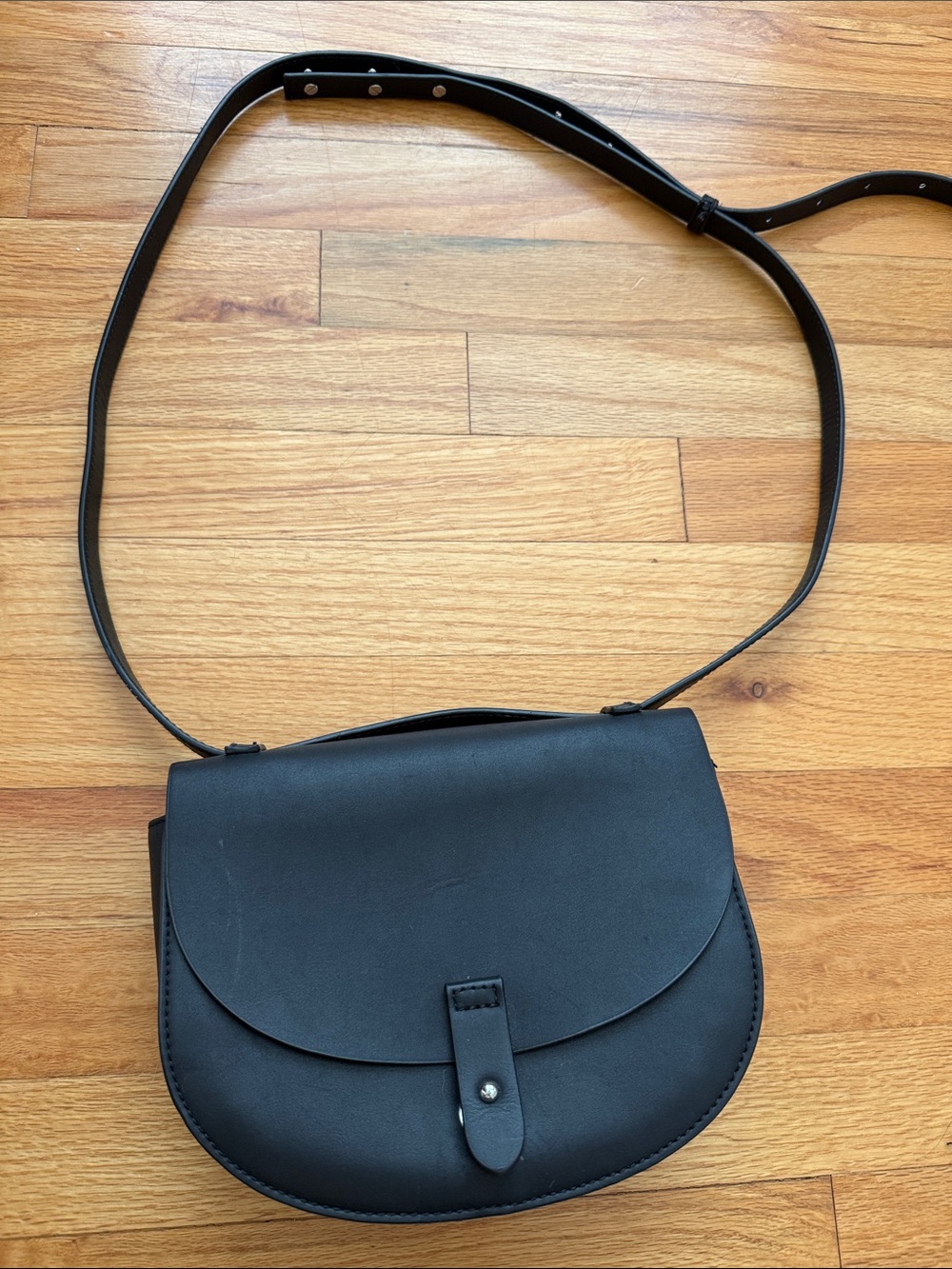 GAP Black Crossbody Saddle Bag